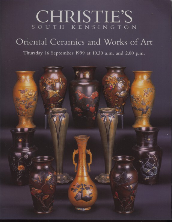 Christies September 1999 Oriental Ceramics and Works of Art
