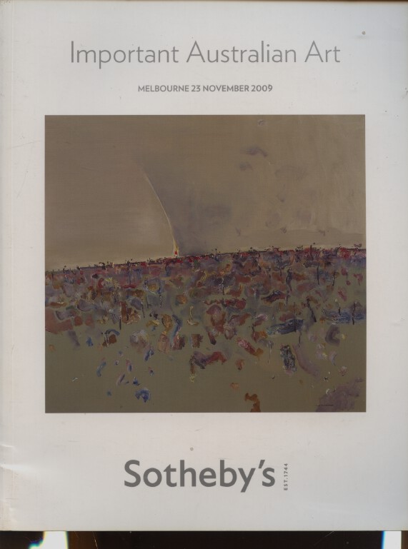 Sothebys November 2009 Important Australian Art - Click Image to Close