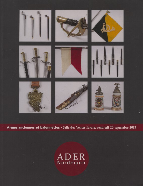 Ader Nordmann September 2013 Antique Arms and Bayonets - Bera Collection - Click Image to Close