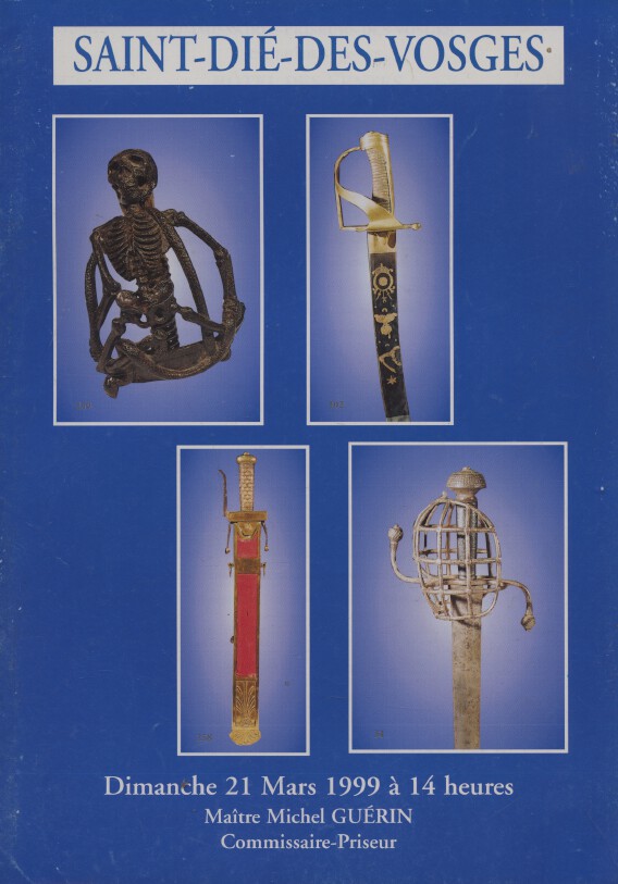 Guerin March 1999 Important Collection of 16th to 20th Century Arms