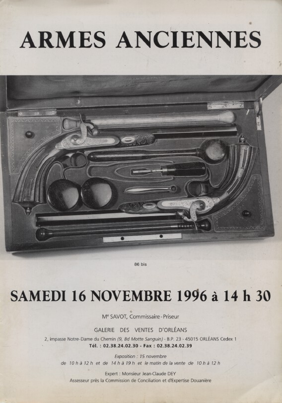 Savot November 1996 Antique Arms