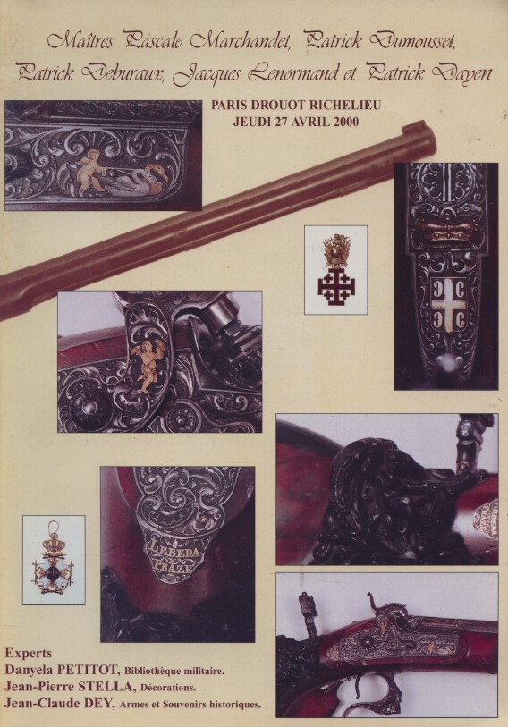 Drouot April 2000 Arms, Military Library, Paintings, Historic Souvenirs etc. - Click Image to Close