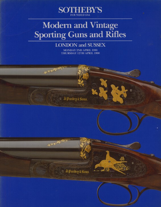 Sothebys April 1990 Modern and Vintage Sporting Guns and Rifles
