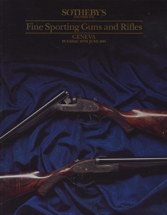 Sothebys June 1991 Fine Sporting Guns and Rifles - Click Image to Close