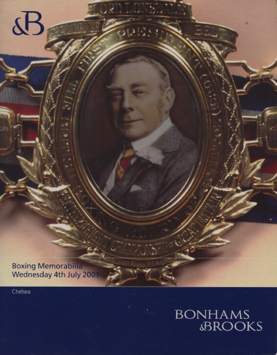 Bonhams & Brooks July 2001 Boxing Memorabilia