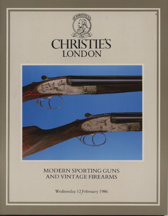 Christies February 1986 Modern Sporting Guns and Vintage Firearms
