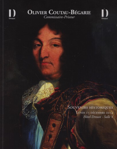 Olivier Coutau-Begarie December 2014 Historic Souvenirs, Royalty - Militaria