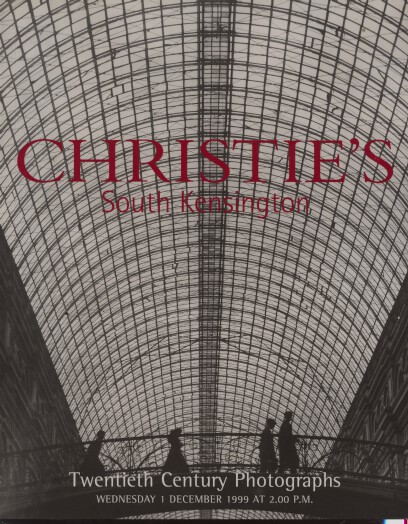 Christies December 1999 Twentieth Century Photographs