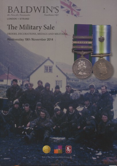 Baldwins November 2014 Military Sale - Medals, Orders, Decorations & Militaria - Click Image to Close
