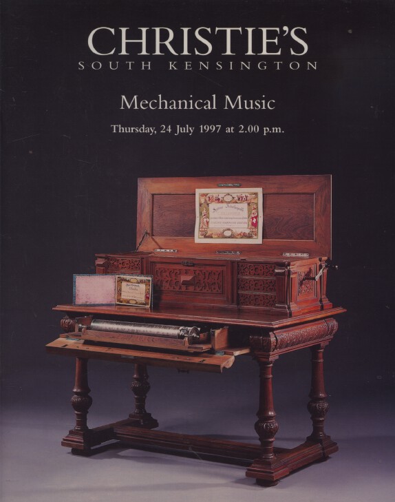 Christies July 1997 Mechanical Music