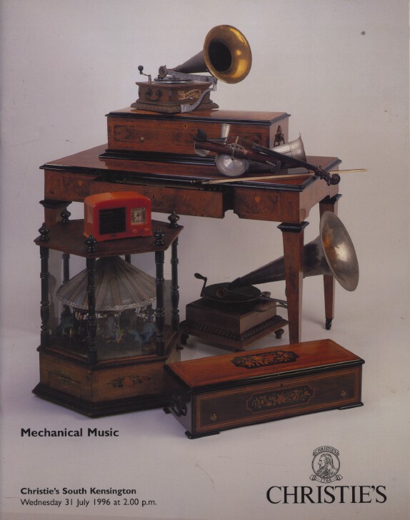 Christies July 1996 Mechanical Music