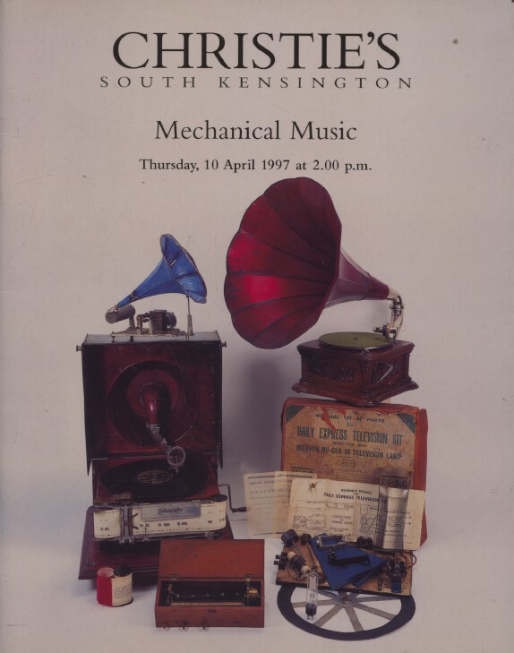 Christies April 1997 Mechanical Music