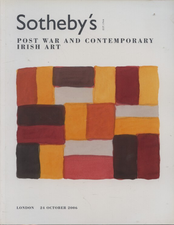 Sothebys October 2006 Post War and Contemporary Irish Art