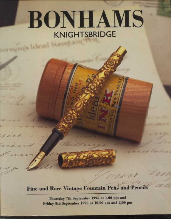 Bonhams September 1995 Fine & Rare Vintage Fountain Pens and Pencils