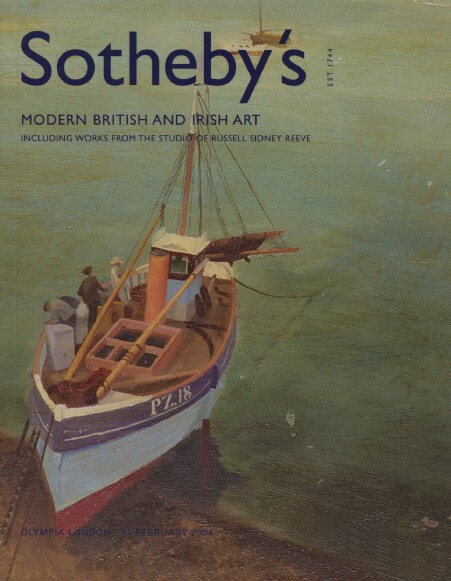 Sothebys February 2004 Modern British & Irish Art inc. Russell Sidney Reeve