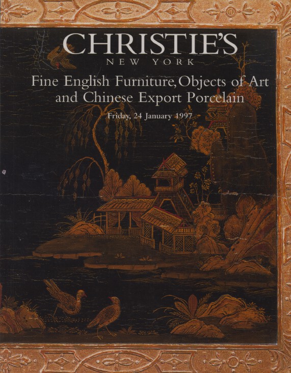 Christies January 1997 Fine English Furniture & Chinese Export Porcelain