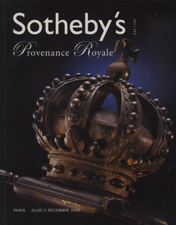 Sothebys December 2004 Provenance Royale - French Furniture etc.
