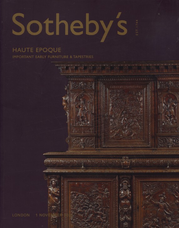 Sothebys November 2005 Haute Epoque - Early Furniture & Tapestries