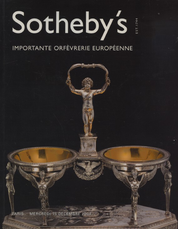 Sothebys December 2004 Important European Silver