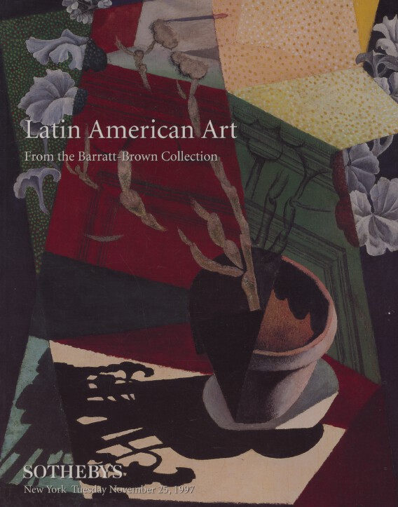 Sothebys November 1997 Latin American Art Barratt-Brown Collection (Digital Only