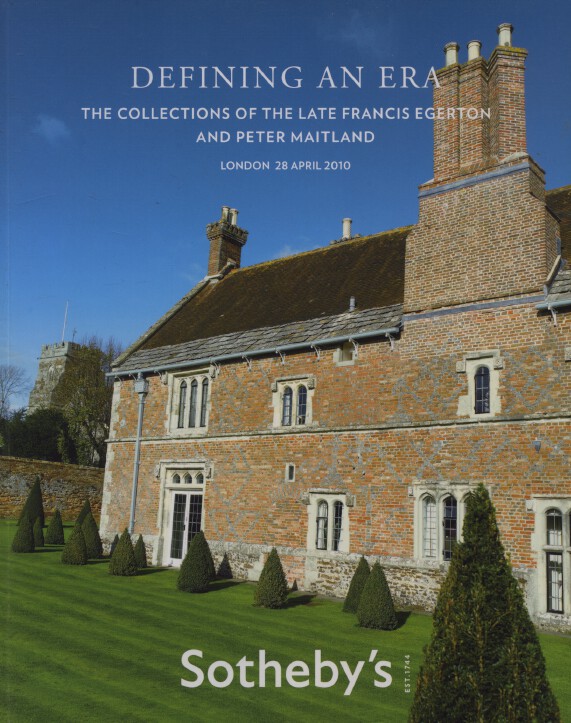 Sothebys April 2010 Collections of the Late Francis Egerton & Peter Maitland
