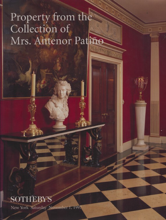 Sothebys November 1997 Property from the Collection of Mrs. Antenor Patino HB