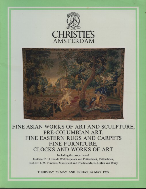 Christies May 1985 Fine Asian WoA, Fine Eastern Rugs, Carpets, Furniture etc,