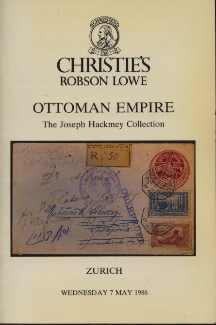 Christies May 1986 Ottoman Empire - The Joseph Hackmey Collection