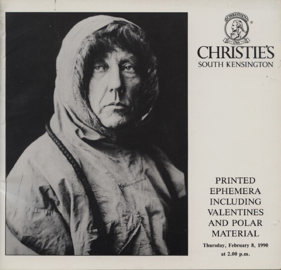 Christies February 1990 Printed Ephemera inc. Valentines & Polar Material