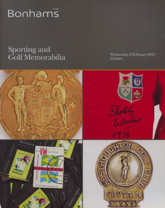 Bonhams February 2011 Sporting and Golf Memorabilia