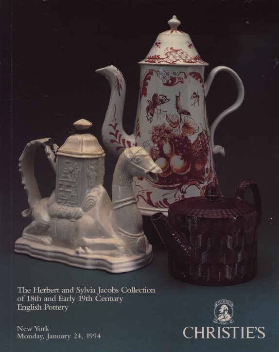 Christies January 1994 Jacobs Collection of 18th & 19th Century English Pottery