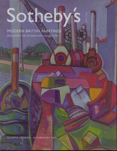 Sothebys February 2003 Modern British Paintings inc. The Rothenstein Collection
