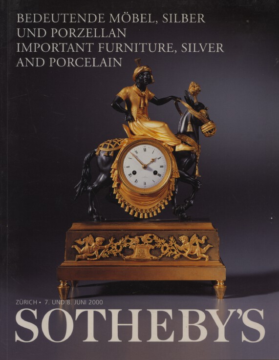 Sothebys June 2000 Important Furniture, Silver and Porcelain
