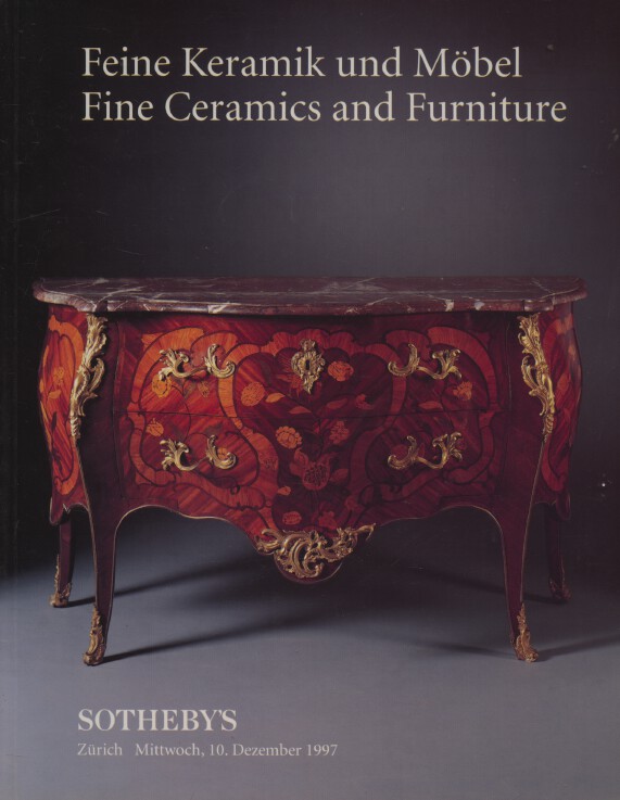 Sothebys December 1997 Fine Ceramics and Furniture