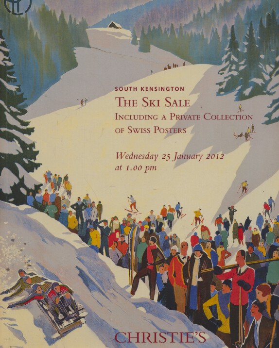 Christies January 2012 The Ski Sale inc. A Private Collection of Swiss Posters