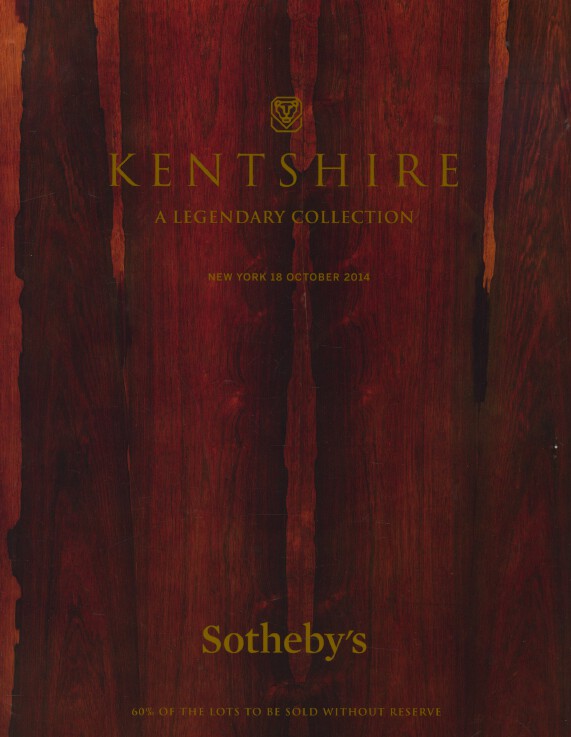 Sothebys Oct 2014 Kentshire - A Legendary Collection - Furniture, Porcelain etc.