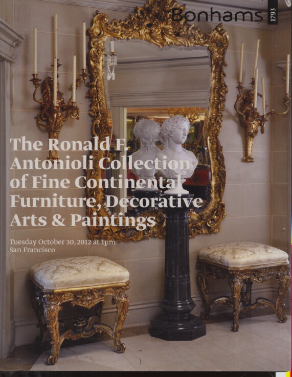 Bonhams Oct 2012 Antonioli Collection Continental Furniture, Decorative Arts etc