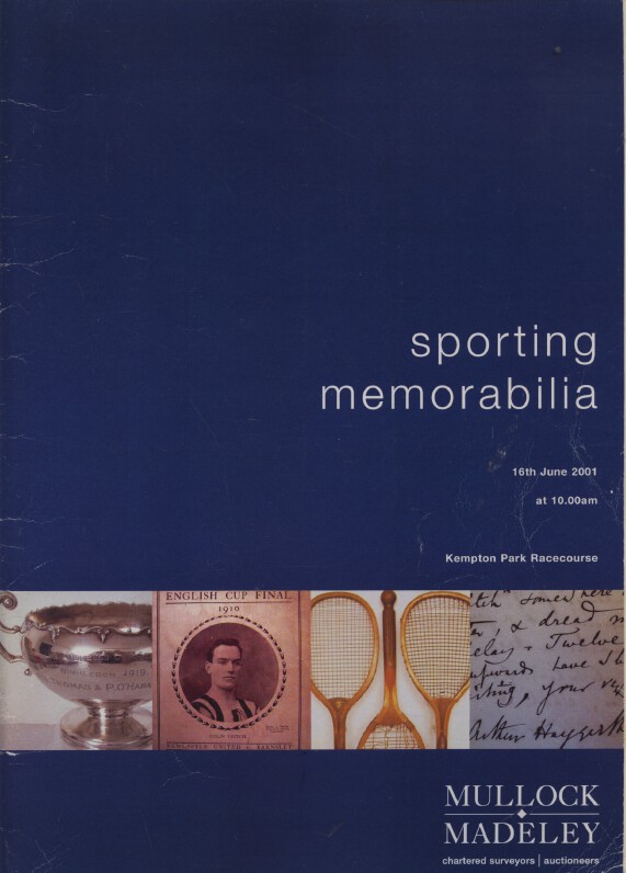 Mullock & Madeley June 2001 Sporting Memorabilia