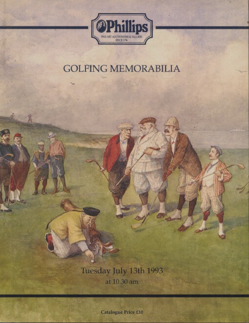Phillips July 1993 Golfing Memorabilia