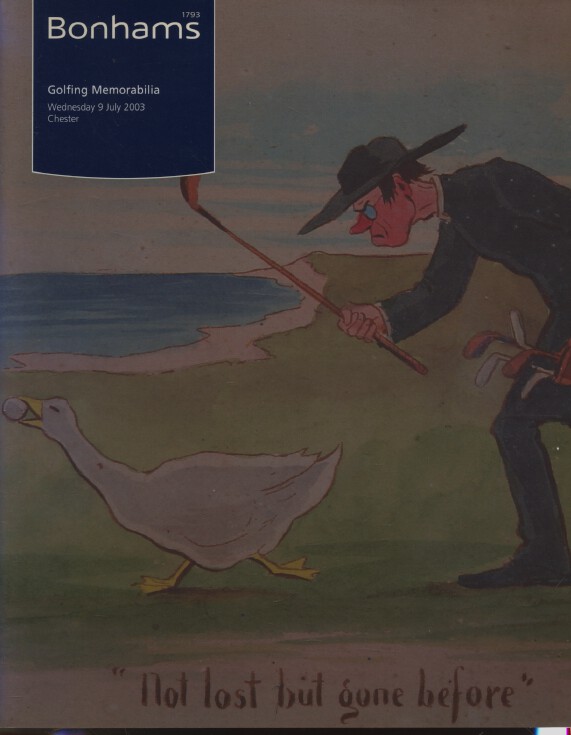 Bonhams July 2003 Golfing Memorabilia (Digital only)