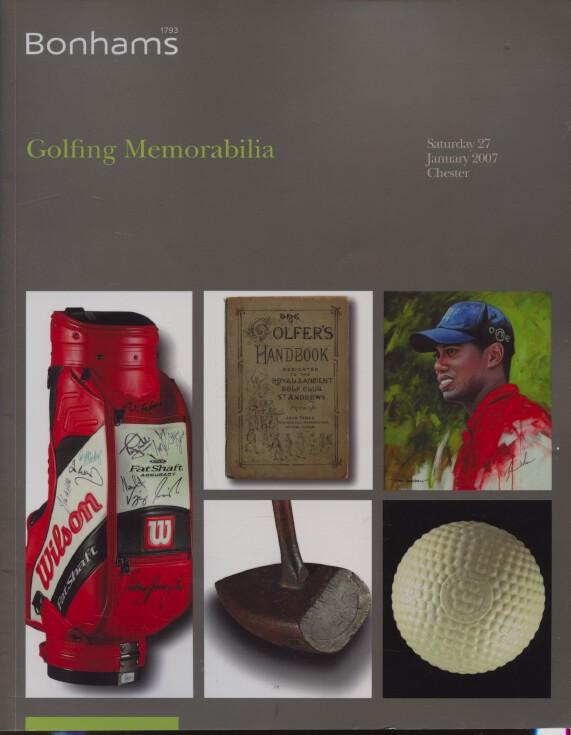 Bonhams January 2007 Golfing Memorabilia (Digital only)