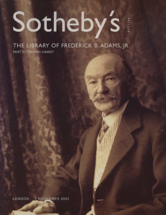 Sothebys Nov 2001 Library of Frederick B. Adams, Jr. Part II (Digital only)