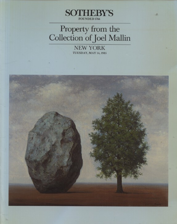 Sothebys May 1985 Property from the Collection of Joel Mallin