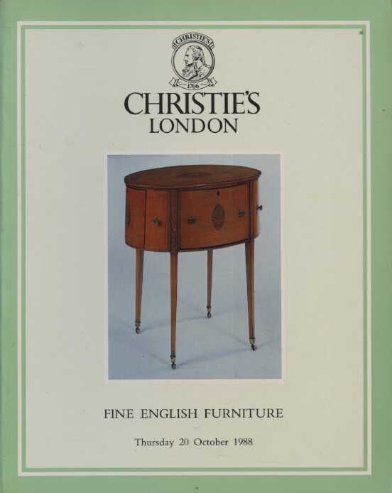 Christies October 1988 Fine English Furniture