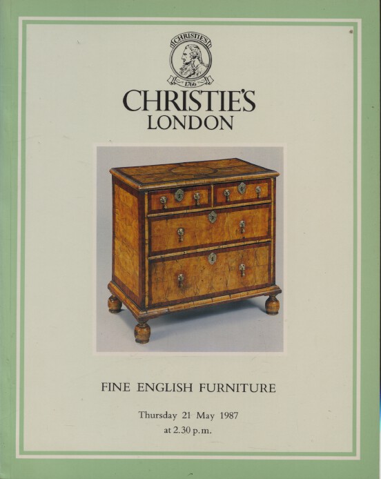 Christies May 1987 Fine English Furniture