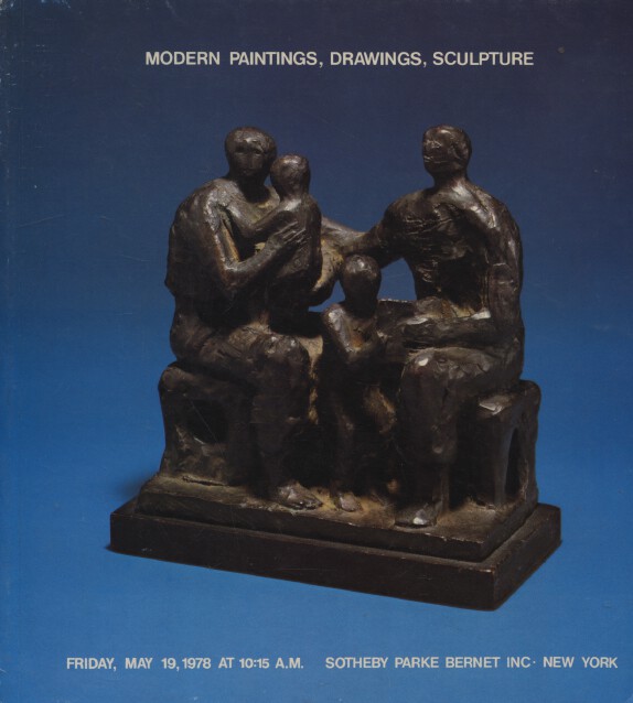 Sothebys May 1978 Modern Paintings, Drawings & Sculpture