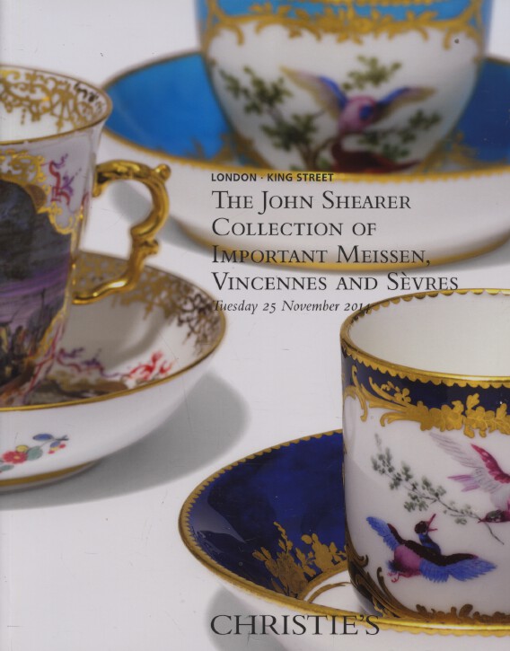 Christies Nov 2014 John Shearer Collection Important Meissen, Vincennes & Sevres