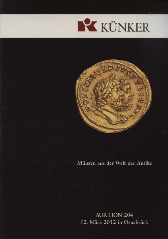 Kunker March 2012 Ancient Coins of the World