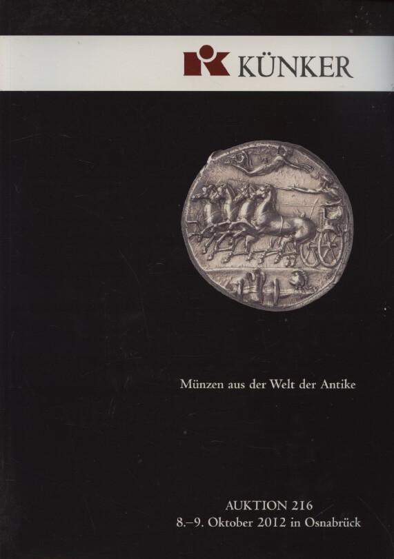 Kunker October 2012 Ancient Coins of the World