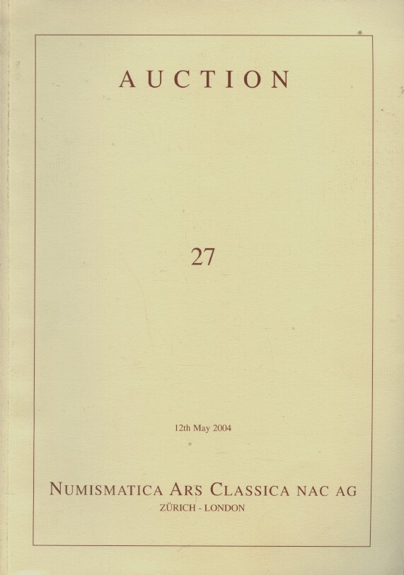 Numismatica Ars Classica May 2004 Greek, Roman & Byzantine Coins